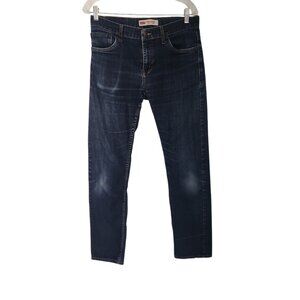 Levis 511 Jeans Performance Stretch Blue Denim Black Label Mens 20 Reg 30x30